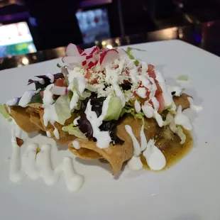 Love their flautas - beautiful presentation!