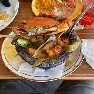 Seafood on the rocks!  Amazing like always! Thank you Cindy!