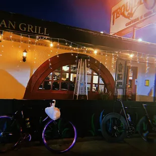 Outside dining
