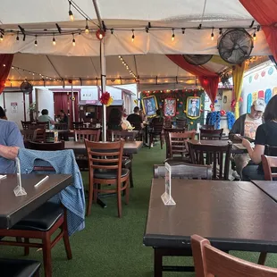 Patio seating