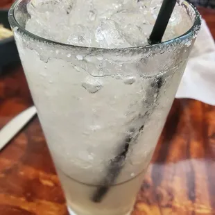 This is literally their &quot;NOT AT ALL PERFECT&quot; margarita. Does this ice to liquid ratio look anywhere near fair????