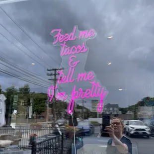 a man taking a selfie