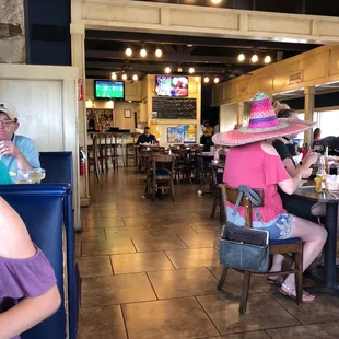 A bit out dated and not very authentic Mexican  feel.