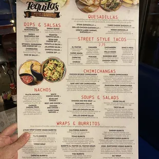 New menu Jan 2020