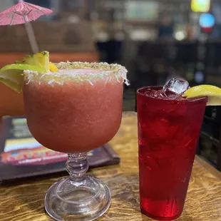 Strawberry &amp; Coconut Monster Margarita