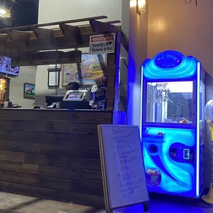 Pay at the kiosk or from your table.