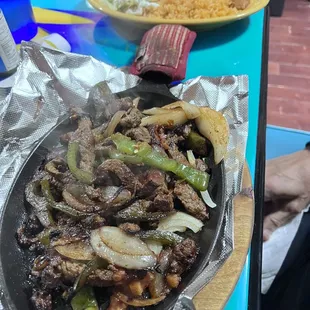 a plate of food on a table