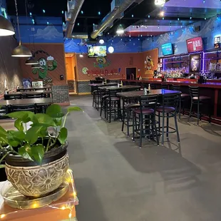 View from inside front door