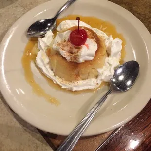 Flan!! Yummy! Perfectly sized for two to share... unless one is hungry enough to eat their own!