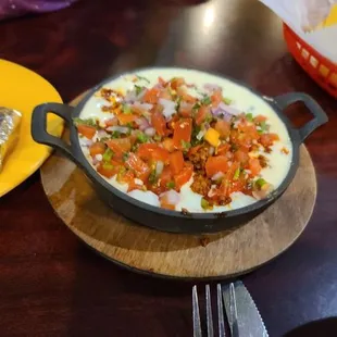 Awesome Chori-Queso.