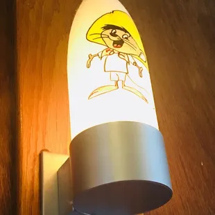 Speedy Gonzales was amongst some of the unique lighting décor