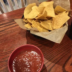 Complementary Chips &amp; Salsa
