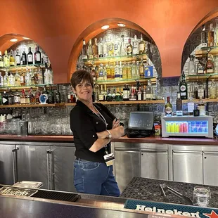 Bar Front with Heather