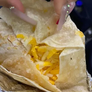 Bean and Rice Burrito