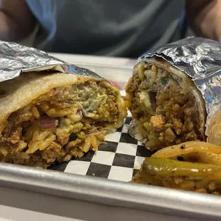 Al Pastor super burrito