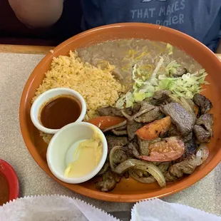 Steak platter