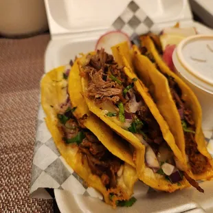 Birria tacos