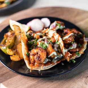 a plate of taqueria