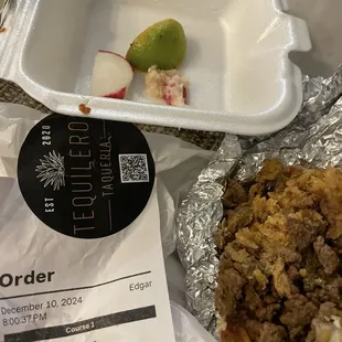 Super burrito ?  All I see is rice and salty meat don&apos;t see cheese sour cream or anything else!