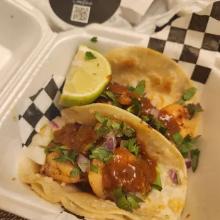 Shrimp tacos