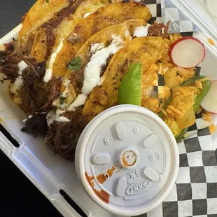 Quesabirria plate was delicious, highly recommended