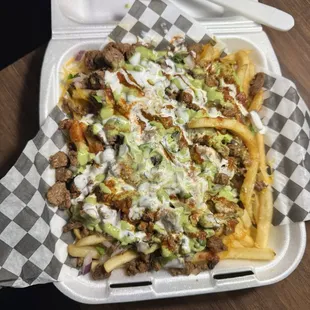 Carne asada fries