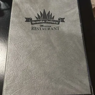 Menu at Tequila Jalisco