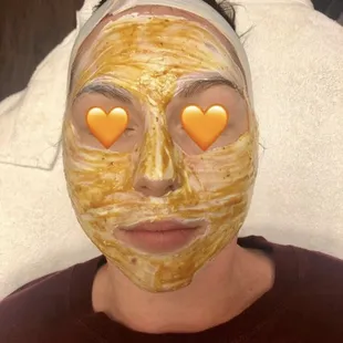 Featuring a pumpkin orange enzyme and autumn spice mask for a perfect fall facial