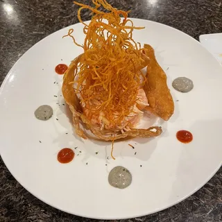 Salmon Tartare with Truffle Oil
