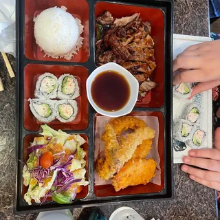 Chicken Teriyaki with Tempura Lunch Bento Box