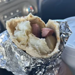 This taco is a burrito