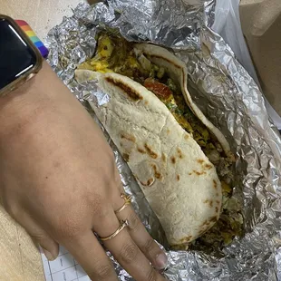 Huge taco