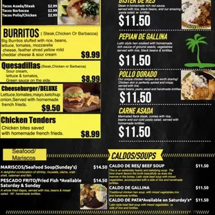 New Menu!                                                                        Come And Enjoy!