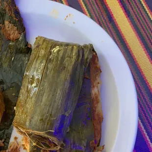 Tamale, but remember served only on the weekend.