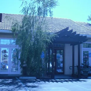 front of the store