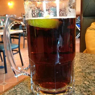 Giant 32 ounce beer $4.50 during happy hour!