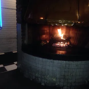 Great cozy fireplace