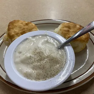 2 Biscuit and Gravy