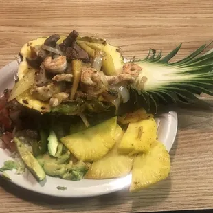 a plate of food