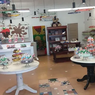 the interior of a store