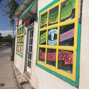 the outside of a store