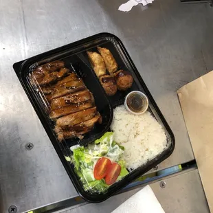 Chicken teriyaki bento