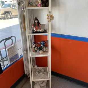the corner of the store