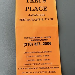 Menu w 2024 prices