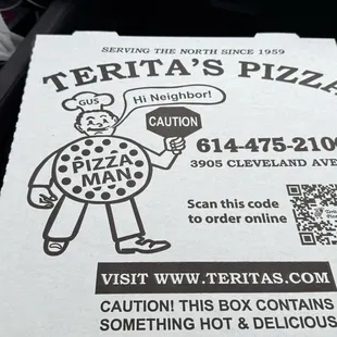 The box the goods come in