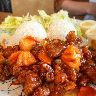 Sweet and Sour Chicken Stir Fried