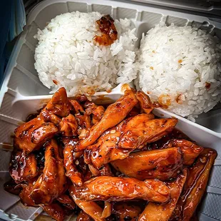 Always a must, spicy chicken teriyaki