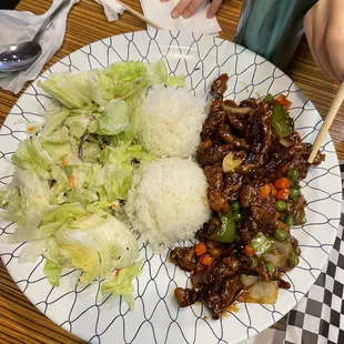 Mandarin Crispy Beef plate(absolutely delicious!)