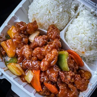 Sweet and Sour Chicken Stir Fried