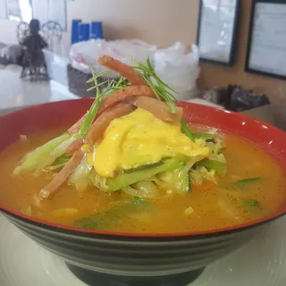 Spicy Spam & Cheese Ramen